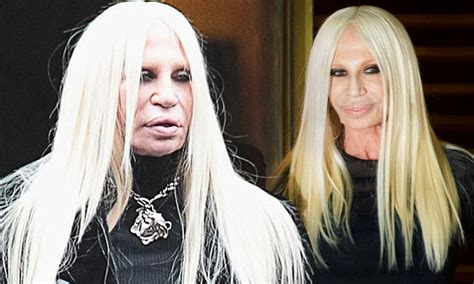 donna versace|donatella versace without make up.